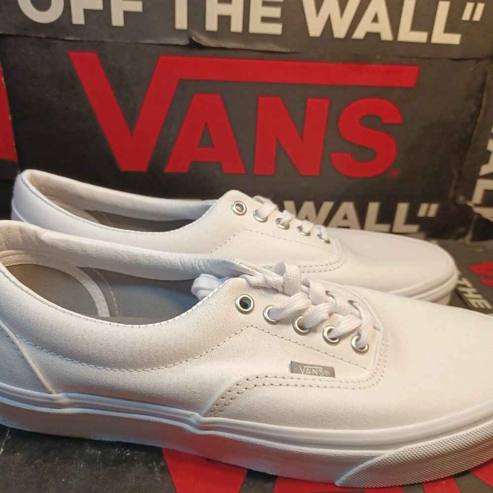 Vans Men's 13 Era Mix True White /True White Classic Canvas VN000VHQAOB